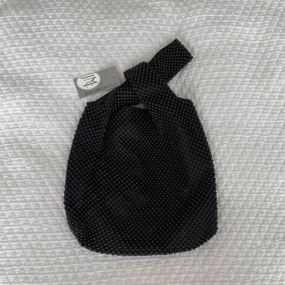 Black Jessica McClintock Evening Bag - Picture 5 of 6